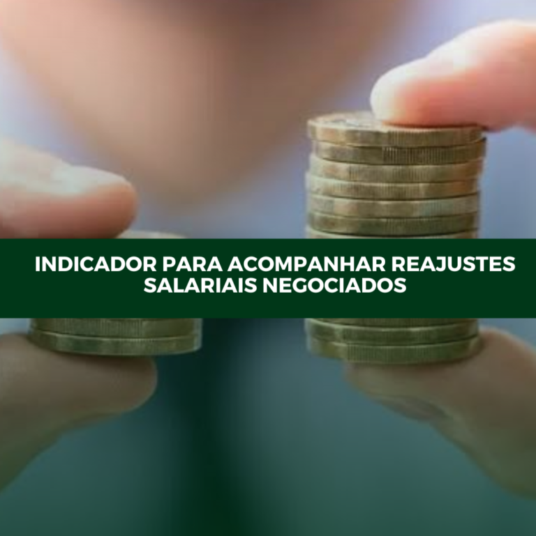 Indicador para acompanhar reajustes salariais negociados